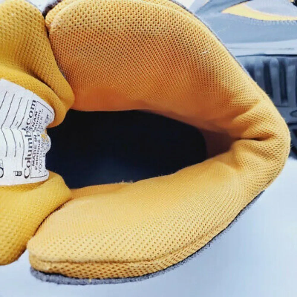 Columbia Youth Omni Grip Yellow‎ Gray Hiking Shoes